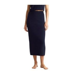 Quince Dark Blue Pencil Skirt